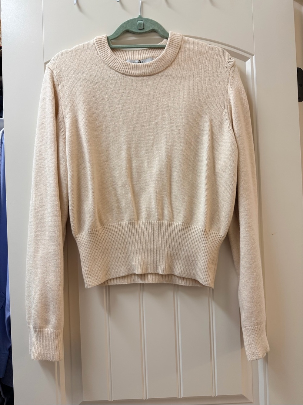 Primark Cream Crewneck Pullover Sweater large
